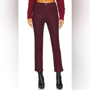 Pistola Lennon Coated Merlot Pants